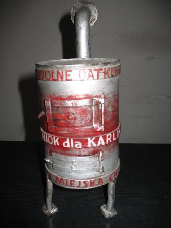Żeleźniok - skarbonka ufundowana przez rzeźnię miejską w Chorzowie, czerwiec 1939 roku