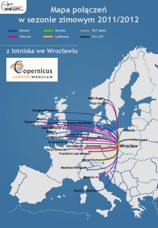 Loty zimowe z Wrocławia