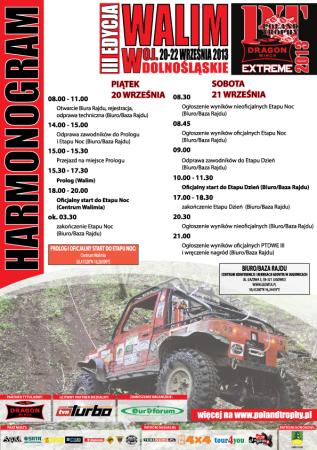 Harmonogram III Rundy Poland Trophy Dragon Winch Extreme