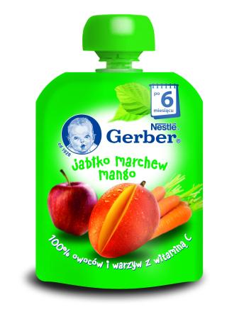Gerber_Jabłko, marchew, mango