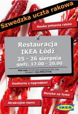 Skorupiaki opanują Łódź – uczta rakowa w IKEA