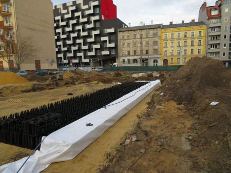 Wavin_1_Przygotowanie zbiornika do zagęszczenia gruntu na zewnątrz