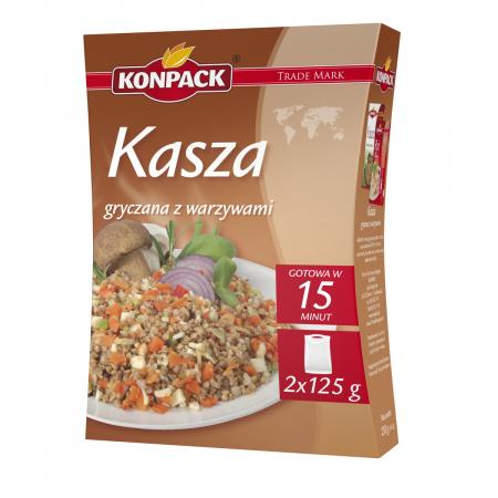 kasza gryczana z warzywami Konpack