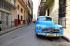 Czar starych samochodów w starej Havanie