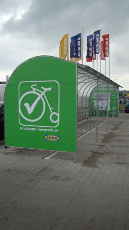 Parking dla rowerów IKEA Kraków