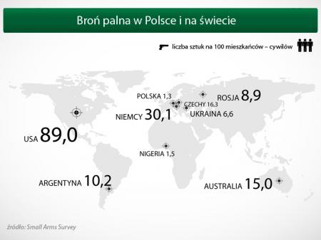 Broń palna w Polsce i na świecie (mat. pras.)