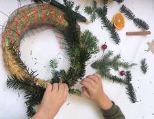 Wspólnie tworzymy świąteczne dekoracje w Centrum Handlowym Auchan Bielsko-Biała