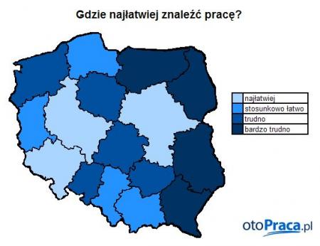 Gdzie najłatwiej znaleźć pracę?