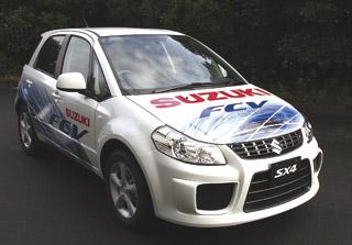 Suzuki SX4-FCV z napędem na ogniwa paliwowe na szczycie G8
