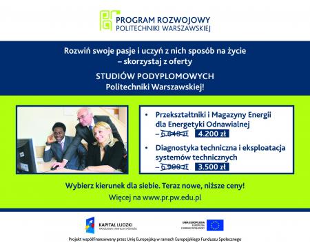 Sprawdz ofertę studiów na PW