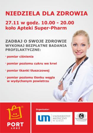 Niedziela dla zdrowia w Porcie Łódź