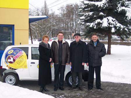 Na zdjęciu od lewej: Specjalista ds. Sprzedaży DROP S.A. p. Maria Cichosz, właściciel Siko Sp. z o.o