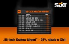 Sixt świętuje 50-lecie lotniska w Krakowie