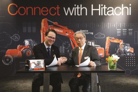 ABAX i Hitachi Construction Machinery