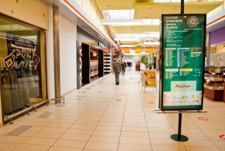 Wnętrze CH Auchan Sosnowiec