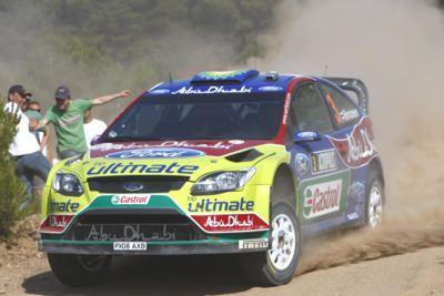 Ford Focus RS WRC. 2009 Acropolis Rally of Greece