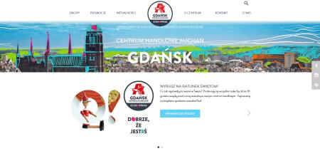 Nowa strona WWW Centrum Handlowego Auchan Gdańsk