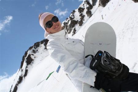 Ania Wendzikowska na stoku