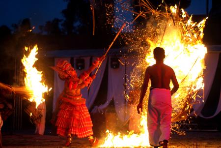 Theyyam Performers, 4 lipca, WWT, fot. Norbert Ptak