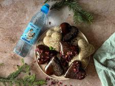 Pierniki z lukrem i czekoladą