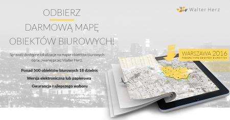 Mapa warszawskich biurowców Walter Herz