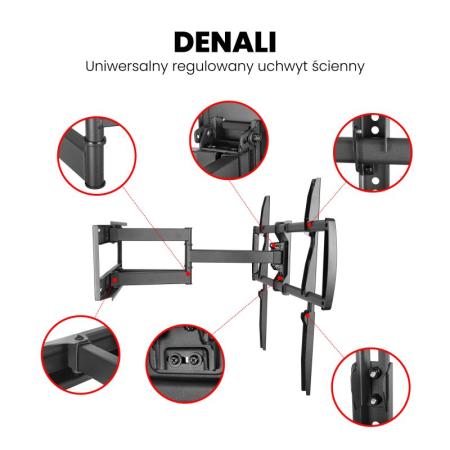 Uchwyt TV Montis MT162 "Denali" z detalami