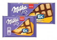 Milka LU i Milka TUC – nowa czekolada z ciasteczkami