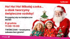 Mikołajki w Galerii Świdnickiej: twórcza zabawa, świąteczne emocje i spotkanie z Mikołajem