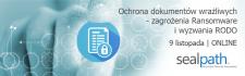 Webinarium: „Ochrona dokumentów wrażliwych – zagrożenia ransomware i wyzwania RODO”