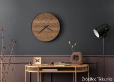 Designerskie wyciszenie ciemnobrązowych wnętrz