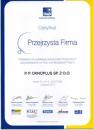 OknoPlus - Przejrzystą firmą 2010