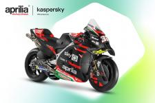 Firma Kaspersky sponsoruje zespół Aprilia Racing w ramach partnerstwa z Grupą Piaggio
