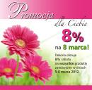 8% na 8 marca