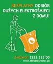 Bezpłatny odbiór dużych elektrośmieci z domu