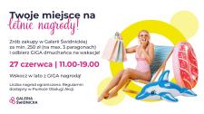 Wakacyjny prezent za zakupy: Galeria Świdnicka rozdaje GIGA dmuchańce
