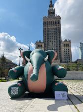 Dlaczego 5-metrowy słoń pojawił się w Varso Tower?
