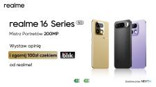 Letnia oferta realme: czek BLIK na 100 zł przy zakupie najnowszych smartfonów oraz ładowarka
