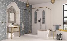 Interesujący duet - złoto i czerń w armaturze łazienkowej