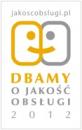 Godło „Dbamy o jakość obsługi 2012” dla Liberty Direct