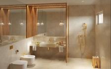 Łazienka z błyskiem