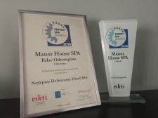 Manor House SPA Najlepszym Holistycznym Hotelem SPA w Polsce!