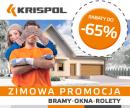 Taktyka na mroźne dni - bramy garażowe, okna PCV i rolety z rabatem do 65%