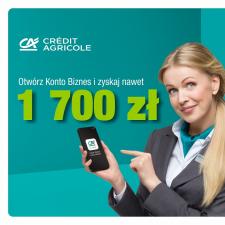 Konto Biznes w Credit Agricole najlepsze według Bankier.pl