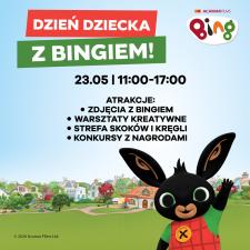 Spotkanie z Bingiem w Auchan Produkcyjna w Białymstoku – Dzień Dziecka pełen wrażeń
