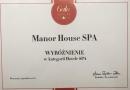 Manor House SPA wśród najlepszych hoteli SPA w konkursie Gala Beauty Stars 2018