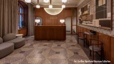 Terazzo żywiczne Mondéco Classic  w odnowionym Aparthotelu Carillon w Rydze