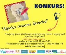 Konkurs dla szkół i przedszkoli „Alpaka oczami dziecka”!