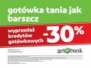 Getin Bank rozpoczął nową kampanię: wyprzedaż kredytów gotówkowych