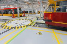 Posadzki żywiczne Flowcrete w Zajezdni Annopol