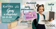 Powrót do szkoły pełen upominków od Centrum Korona